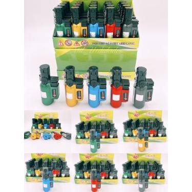 Imagem de Mini Maçarico Recarregável De Bolso Regulador De 1 Chama - Cores Sorti