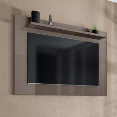 Imagem de Painel para Tv até 50 Polegadas 135cm Safira Casa D, Cinza Perola