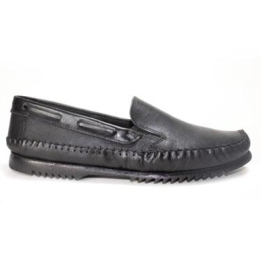 Imagem de Mocassim Masculino Couro Sapatilha Calce Fácil Conforto - Mila Marques