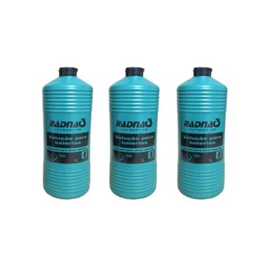 Imagem de Kit 3 Litros Solução Bateria Radnaq Rad1020