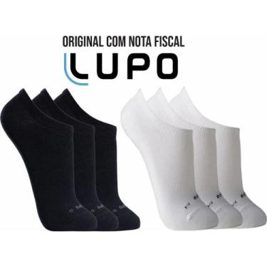 Imagem de Meias Lupo - Kit C/ 6 Pares Meias Invisível Lupo Soquete Ref.3270, 3 b