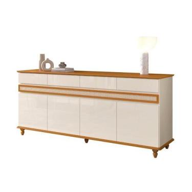 Imagem de Buffet / Aparador / Balcão / Bancada AÇOR Retrô com Pés em Madeira  Po