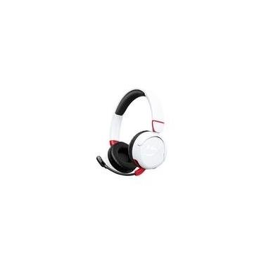 Imagem de Headset Gamer Sem Fio Kids HyperX Cloud Mini, Bluetooth, Driver 30mm, USB-C, Branco - 7G8F2AA