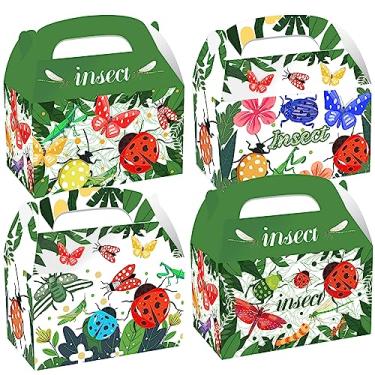 Imagem de Cieovo 24 Pack Bug Party Paper Gift Boxes, Insect Party Goodie Candy Bags Kraft Treat Paper Boxes for Insect Theme Baby Shower Favors Birthday Insect Research Party Supplies Decoration