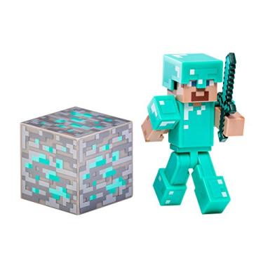 Imagem de Minecraft Diamond Steve Figure Pack