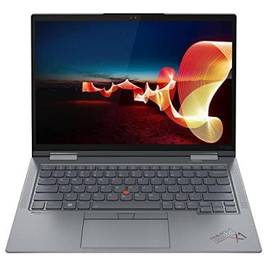 Imagem de Lenovo Notebook ThinkPad X1 Yoga Gen 7 14" WUXGA 2 em 1 com tela sensível ao toque, Intel Core i7-1265U 1,8 GHz, 16 GB RAM, SSD de 512 GB, Windows 11 Home, cinza tempestade