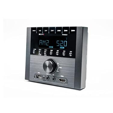 Imagem de MB Quart RVM2.0 – Unidade de fonte compacta RV no painel, sem mechas com AM/FM e Bluetooth 4.0 Plus Multi-Zone Audio Control