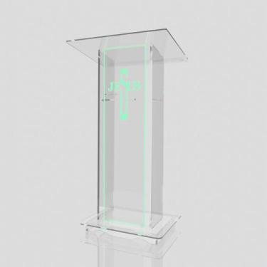 Imagem de Púlpito de Acrílico para Igrejas e Empresas com ou sem Gravação - Acri