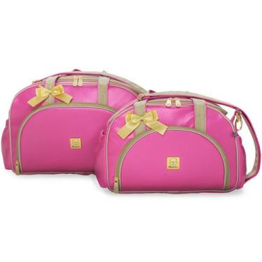 Imagem de Kit Bolsas Maternidade Bebe Menina Menino Enxoval Prática Miellu - Gra