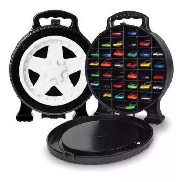 Imagem de Maleta Para 32 Carrinhos Estilo Hot Wheels Super Garagem - Lugo