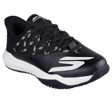 Imagem de Skechers Tênis feminino Viper Court Rally Pickleball, Preto/branco, 39