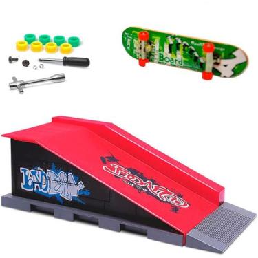 Imagem de Pista De Skate Dedo Profissional Rampa E Corrimão Dm Toys 6686 - Dm To