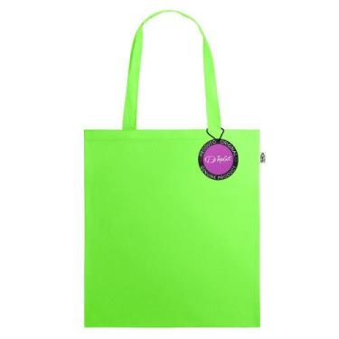Imagem de Sacola Ecobag em rPet 38x42cm Jerez TopGet, Verde claro