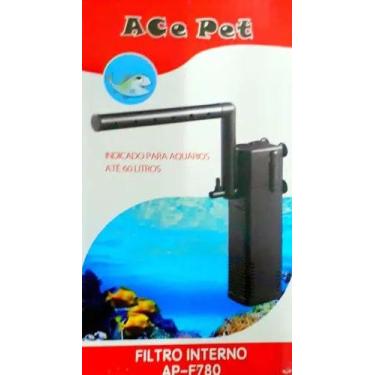 Imagem de Filtro Interno Ace Pet AP-F780 600l/h Aquários até 60 Litros, 110V