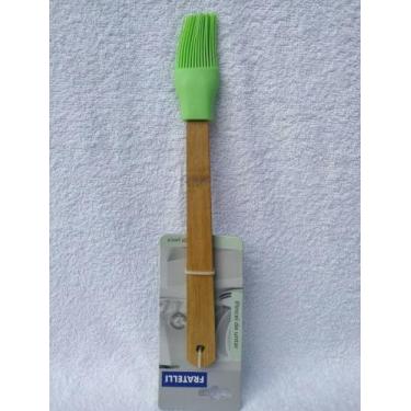 Imagem de Pincel De Untar Silicone com Cabo de Bambu - Fratelli,  VERDE