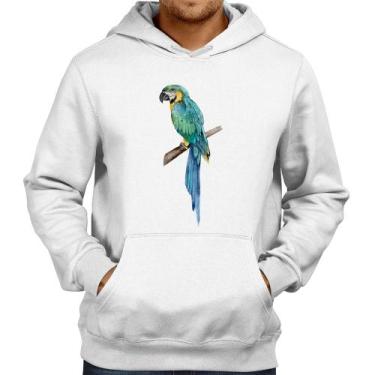 Imagem de Moletom Arara Azul - Foca na Moda, Branco, GG