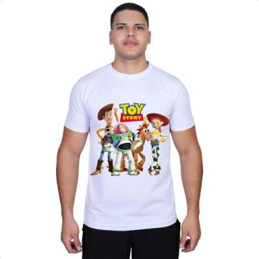 Imagem de Camisa Personalizada Toy Story Desenho Filme Infantil Algodão - Cassio