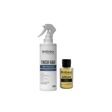 Imagem de  finalizador capilar de 300 ml + óleo de argan de 9 ml - Rivenna Profe