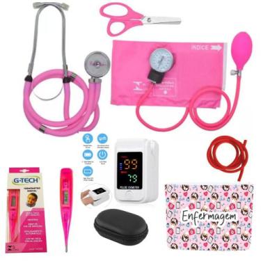 Imagem de Kit Acadêmico De Enfermagem Completo com Oxímetro Pulso Dedo Adulto/Pe