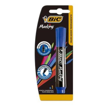 Imagem de Caneta Marcador Permanente Bic Marking 1.1 Mm Azul