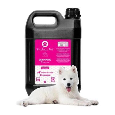 Imagem de Shampoo Pet Cachorros Gatos Concentrado 5l Freshness Pet, Morango