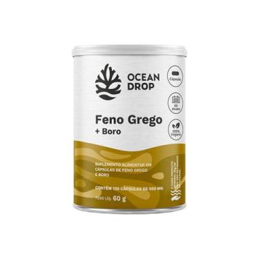 Imagem de Feno Grego + Boro 120 Cápsulas 500mg - Ocean Drop, fenogrego120caps