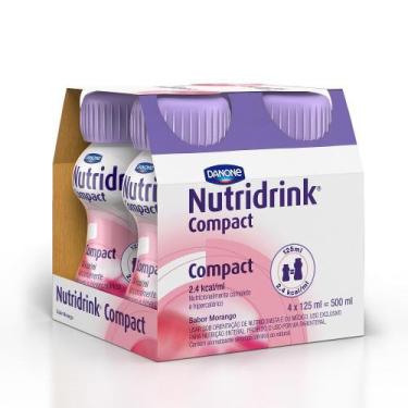 Imagem de Nutridrink Compact Morango 4X125ML 500ML - Danone