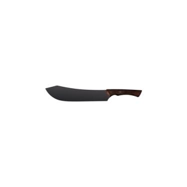 Imagem de Faca para Carne Tramontina Churrasco Black com Lâmina de Aço Inox Escurecido e Cabo de Madeira 10", 22844110