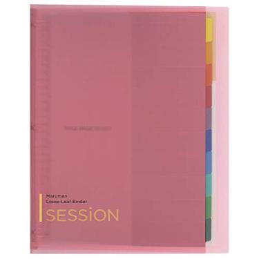 Imagem de Fichário de folhas soltas Maruman F584-08, A4, sessão, 30 furos, rosa