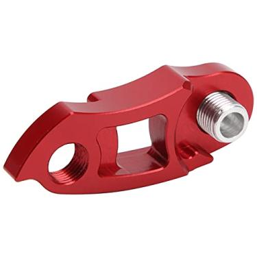 Imagem de Cabide de Desviador Traseiro de Bicicletas, Extensor de Gancho de Cauda de Alumínio, Acessório Extensor de Desviador Traseiro para Bicicleta de Estrada (Vermelho)