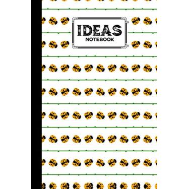 Imagem de Ideas Notebook: Premium Ladybugs Cover Ideas Notebook, Ideas Journal/Mini Ideas Notebook/Pocket Idea Log Book 120 Pages - Size 6" x 9"