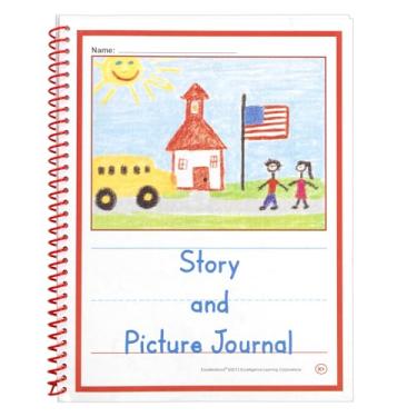 Imagem de Excellerations Story and Picture Journals, Set of 10, 8.5" x 11", 60 Pages Each | Arts and Crafts Materials, Kids Classroom Primary Notebooks, Grades Prek, K-2 +, Classroom Essentials and Must Haves
