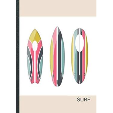 Imagem de Surf: liniertes Notizbuch für Surfer • Notizheft im A4-Format, 120 Seiten, Soft Cover • Original by Goldesel • Lined Notebook • Perfekt als Schulheft, Übungsheft, Vokabelheft, Schreibheft!