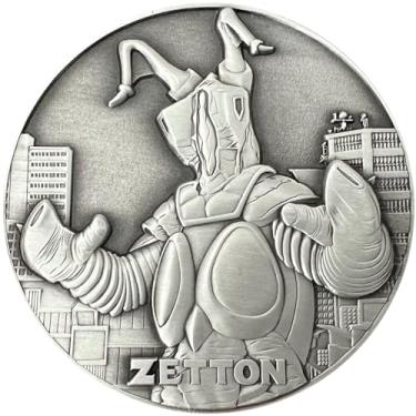 Imagem de Goliath Coins - Ultraman Zetton - Large Collectible Display Coin, Includes Stand, 3D Dual-Sided, 2.75", 4oz, Zinc Alloy