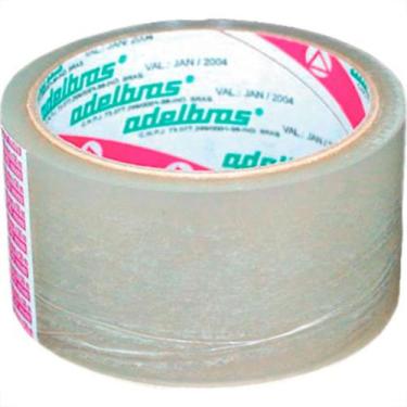 Imagem de Fita Adesiva P/Embalagem Transp.Adelbras 48X100 - Kit C/4 RL