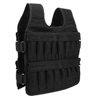 Imagem de Colete de Saco de Areia Com Peso Ajustável de 35KG, Design de Ombro Respirável, para Treinamento de Aptidão Física