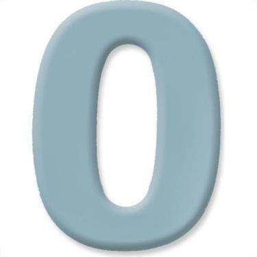 Imagem de Numero Aluminio Espelhado 0 20Cm 34 - DECORE