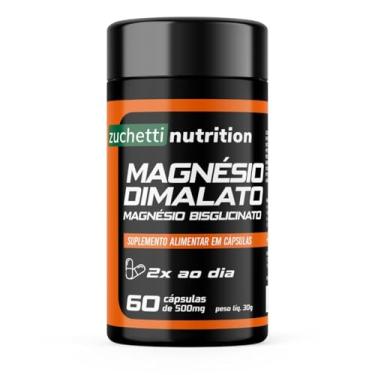 Imagem de Magnésio Dimalato 500mg Bisglicinato Original Natural Suplemento 60 Cápsulas Duo Magnésio capsula