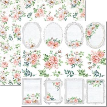 Imagem de Papel para Scrapbook Sandra Família Arte Fácil Florescer 4 - SC-730