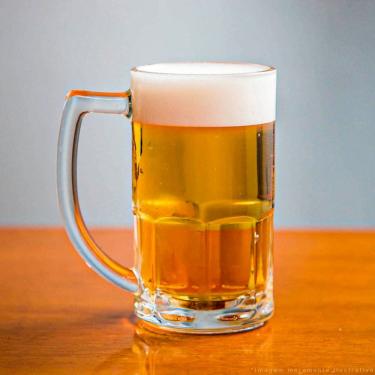 Imagem de Canecas Vidro Resistente 320ML Chopp Cerveja Bar 24 Unidades