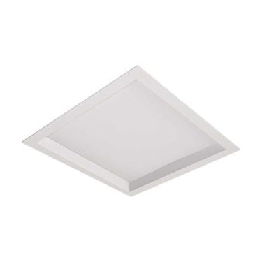 Imagem de Painel Plafon LED Embutir Recuado kais 24W Quadrado 3000K Nordecor ST3