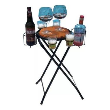 Imagem de Petisqueira em Ferro e Madeira Dobrável - Geral