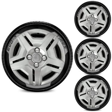 Imagem de Jogo Calota Aro 14 4x100 Design Corsa Compatível Chevrolet