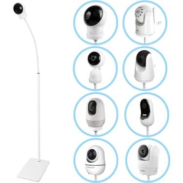 Imagem de HOLACA 35 inch or 63 inch Floor Stand for Hellobaby, Infant Optics DXR-8/8 Pro, eufy, Vava/Hipp and Nooie Baby Monitor,Owlet and Motorola Baby Monitor, for Any Other Cameras with 1/4 Scr