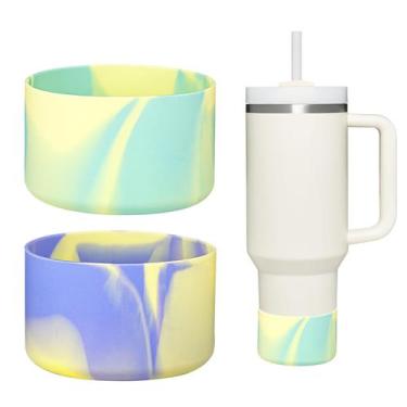 Imagem de Bota Protetora de Silicone para Garrafa Stanley Quencher 1.2L e IceFlo