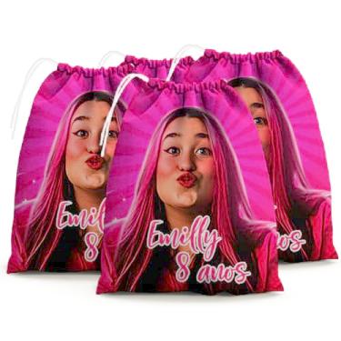 Imagem de Sacolinhas Surpresa Personalizada Tecido Emilly Vick (Sacolinhas 15x20, Unidades, 40)