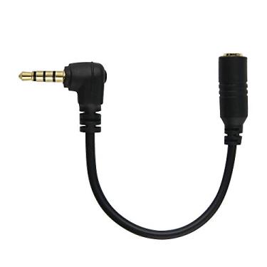 Imagem de Adaptador de áudio de 3,5 m, TRS para TRRS TRS (fêmea) Cabo adaptador de microfone para TRRS (macho) para microfone de arma de shot, conexão a smartphones (MC-3)