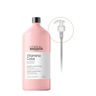 Imagem de Kit L'Oréal Professionnel Vitamino Color Shampoo Válvula Pump (2 produtos)