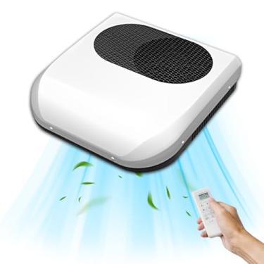 Imagem de Aspligo Ar condicionado 12V RV 8000BTU 12 volts Rv Rooftop ar condicionado 12 v unidade CA para trailers, motorhome, carro, semi caminhão, van, reboque, barco, caravana, resfriamento rápido