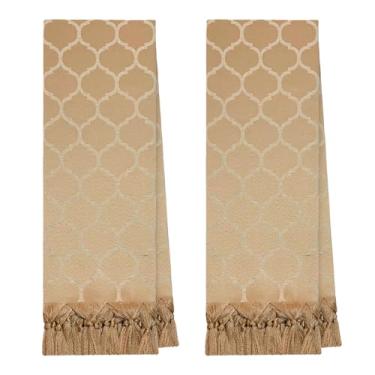 Imagem de 2 Mantas Xale Para Poltrona Pequena Peseira 0,70 X 1,80 (COLMEIA 20 COBRE)